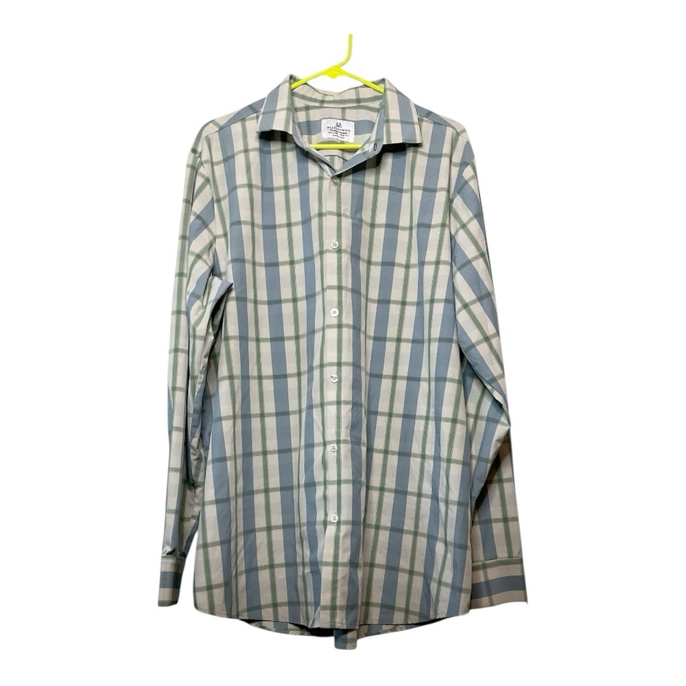 Men’s Mizzen + Main performance,long sleeve, button-down, shirt, size XXL